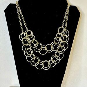 FASHION NECKLACE | Gold Toned | Adjustable | Layered